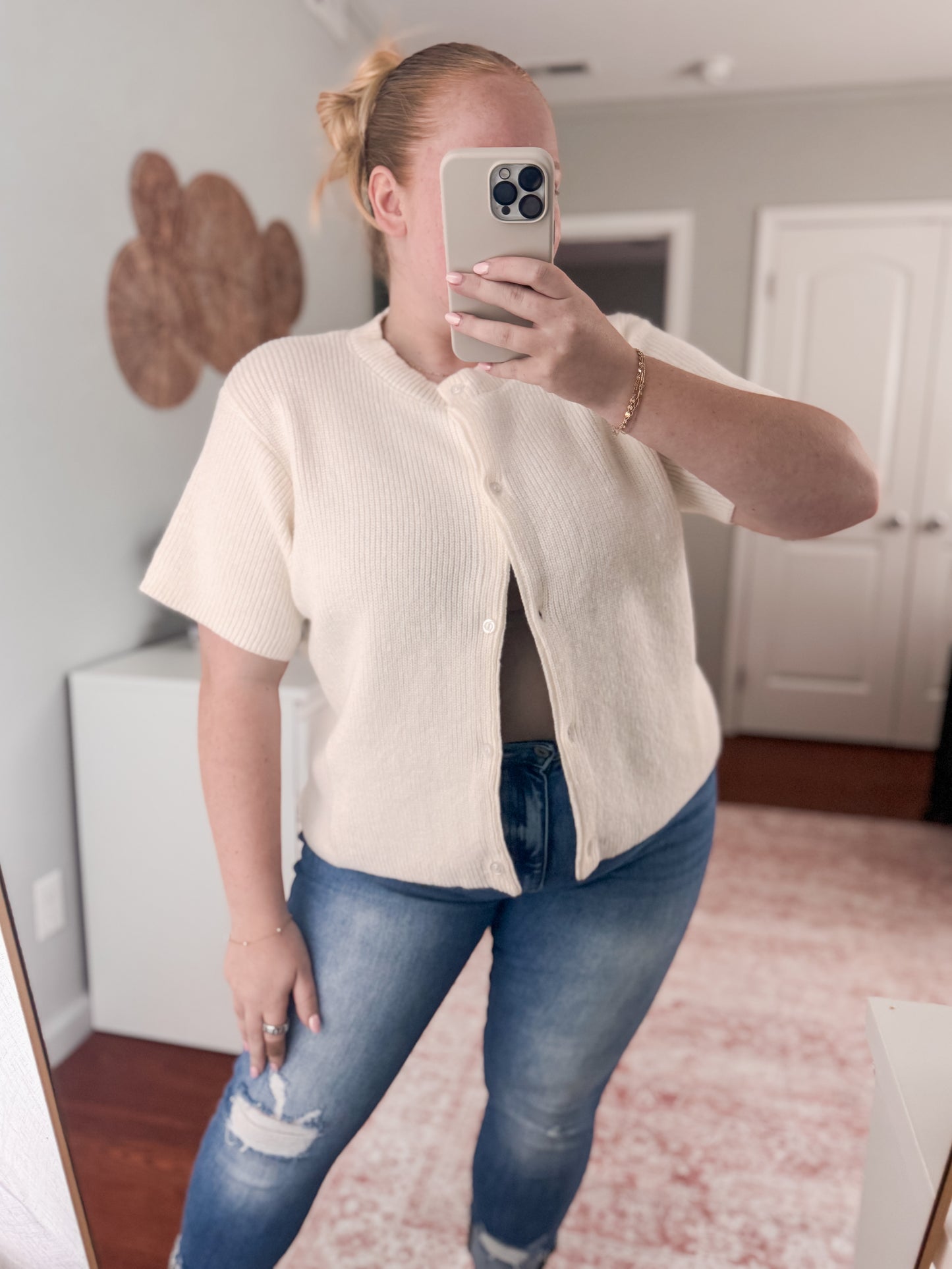Ivory Drift Cardigan
