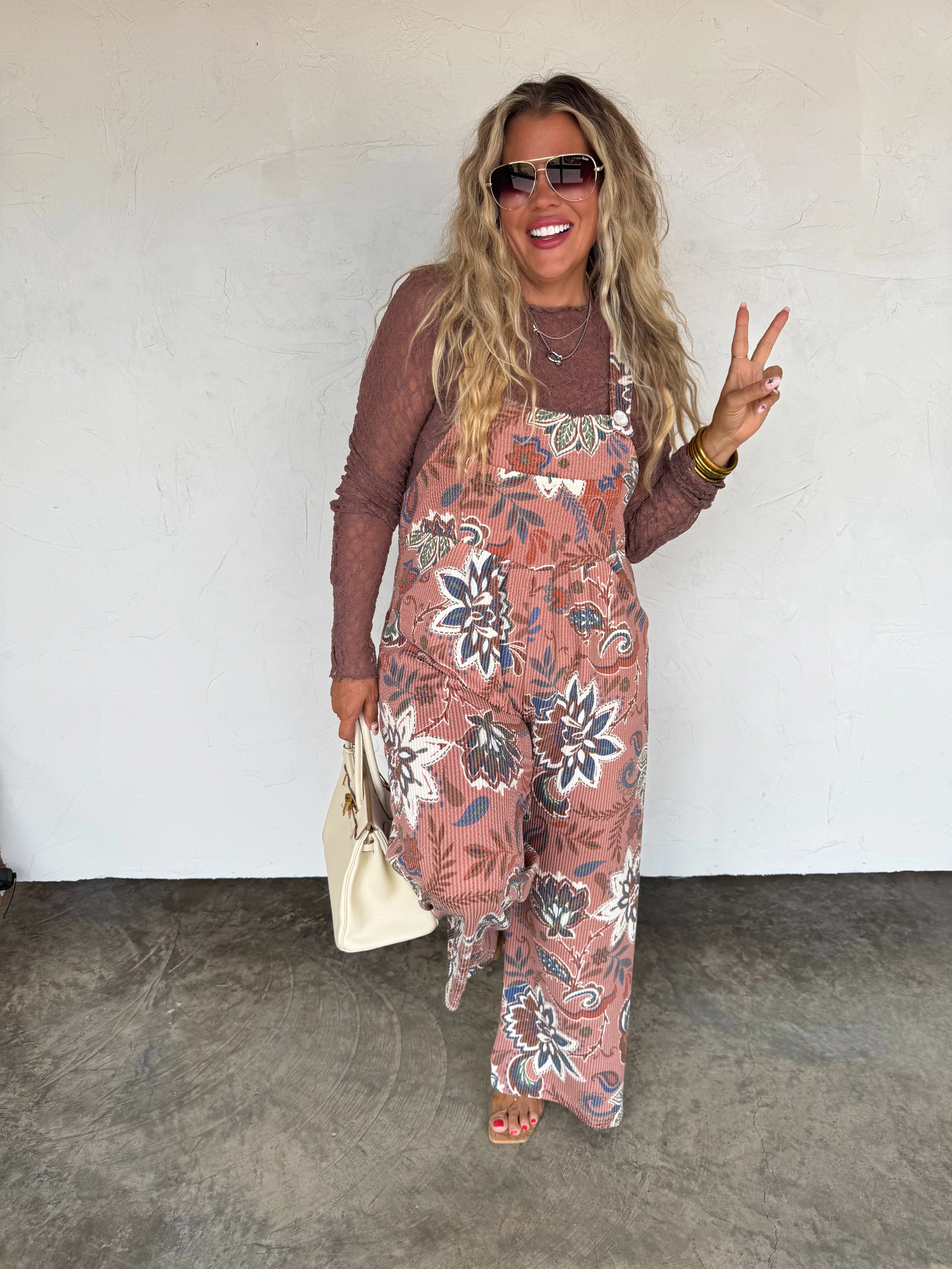 Jolie Lace Thumbhole Layering Top--Pre Order