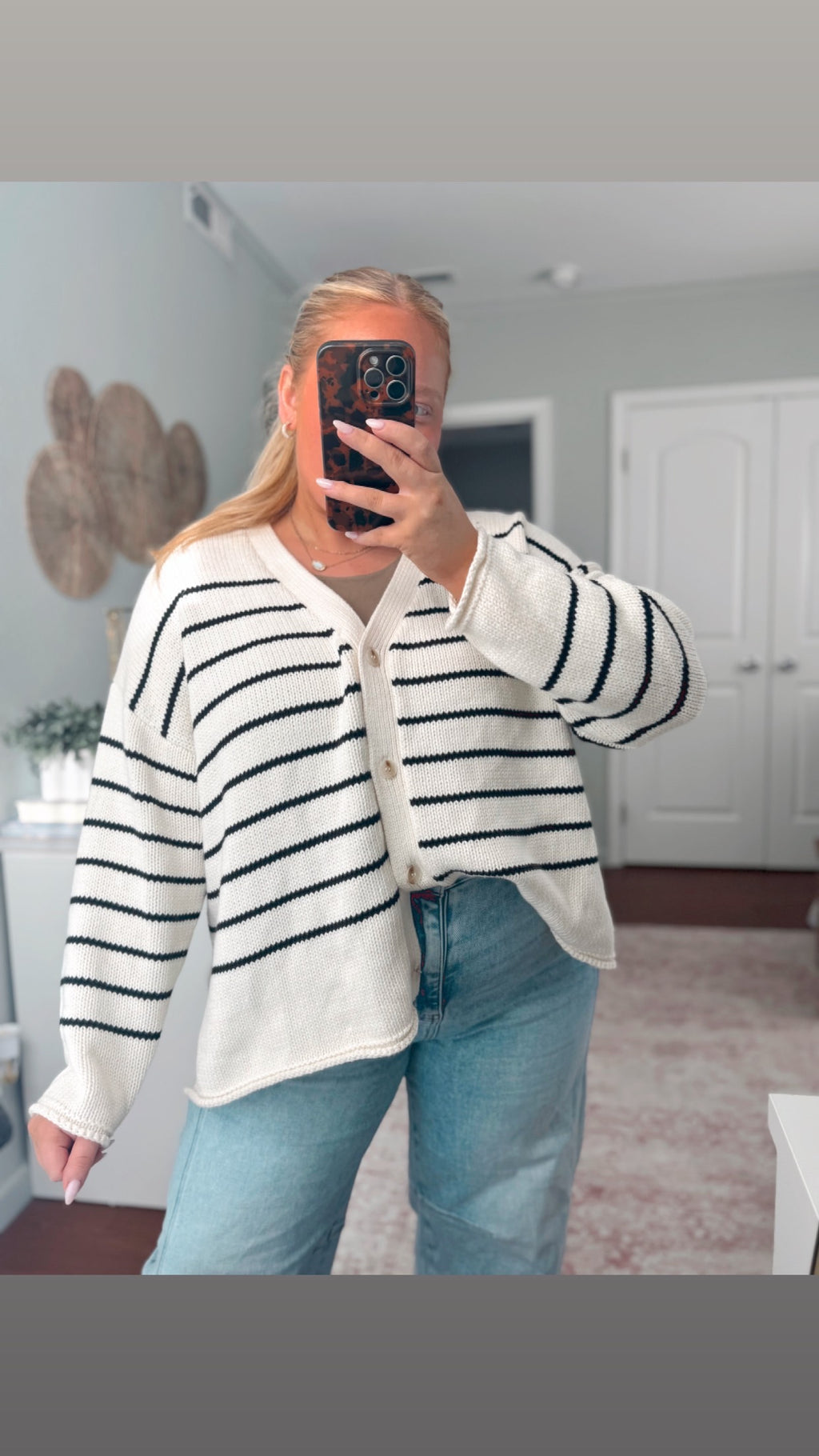Meyer Striped Cardigan