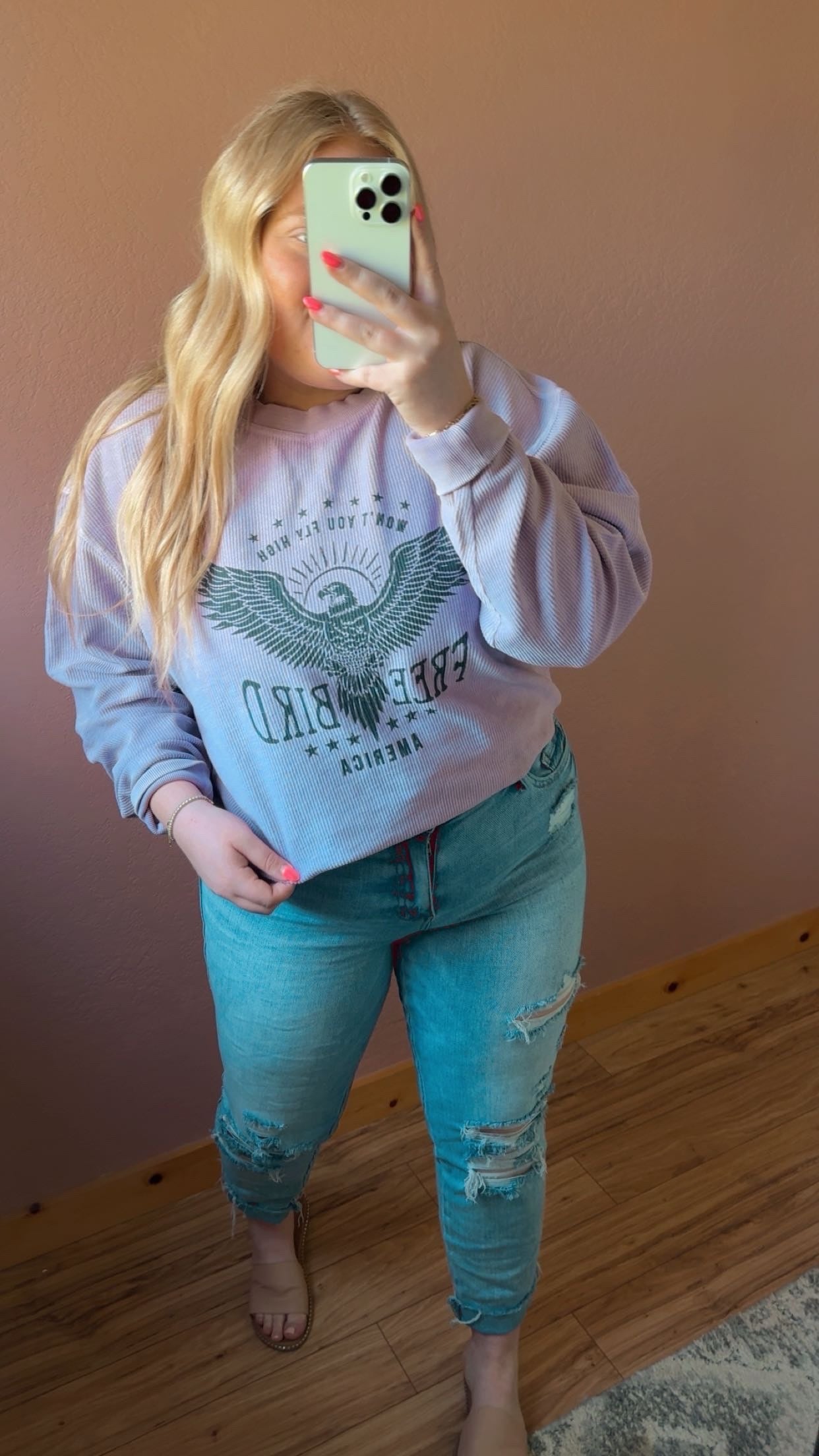 Free Bird Corduroy Sweatshirt