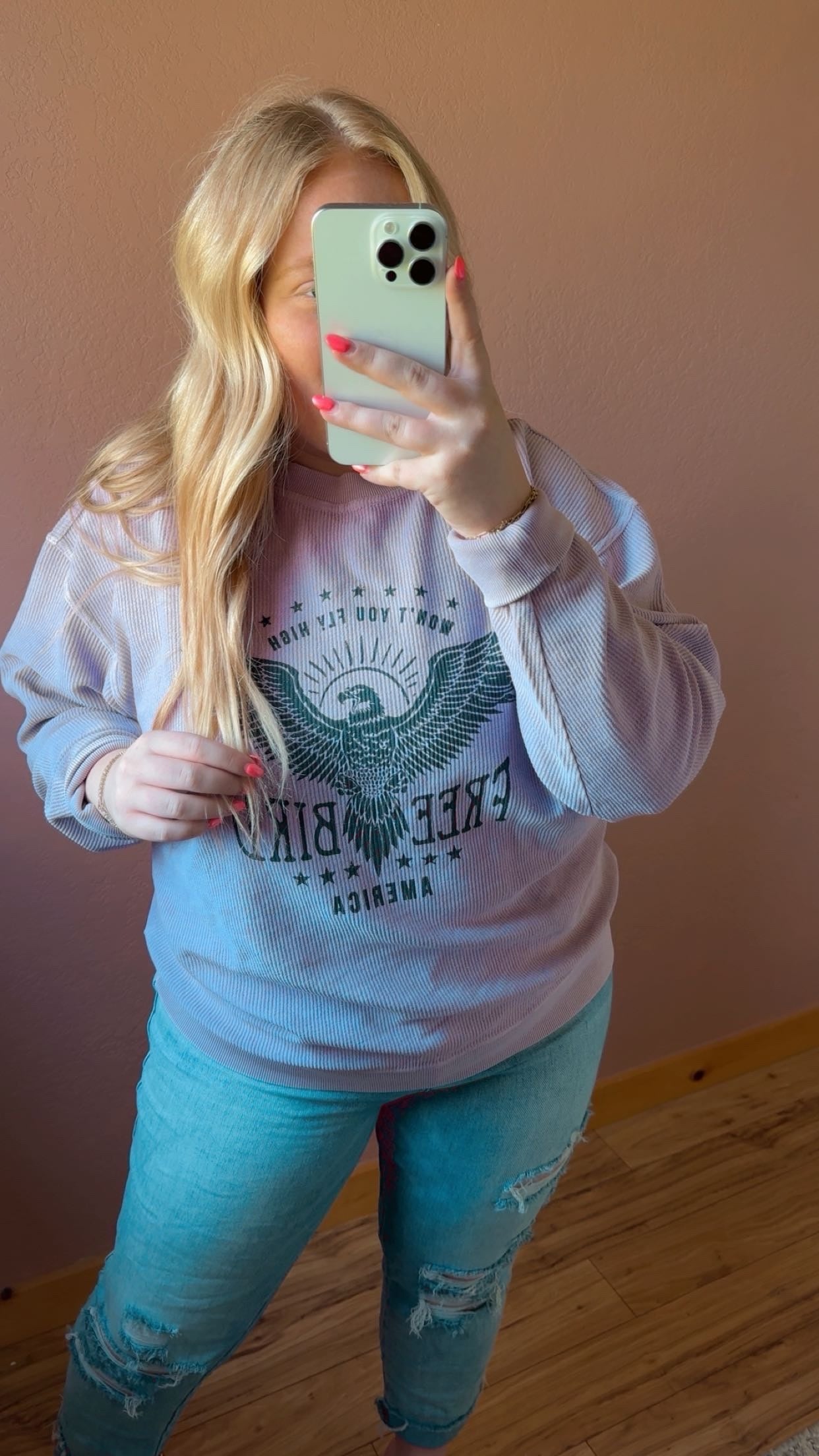 Free Bird Corduroy Sweatshirt