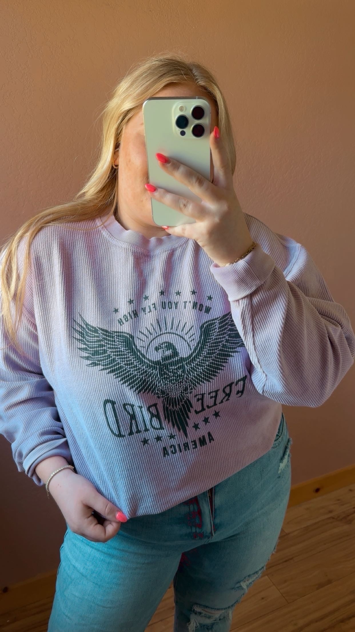 Free Bird Corduroy Sweatshirt