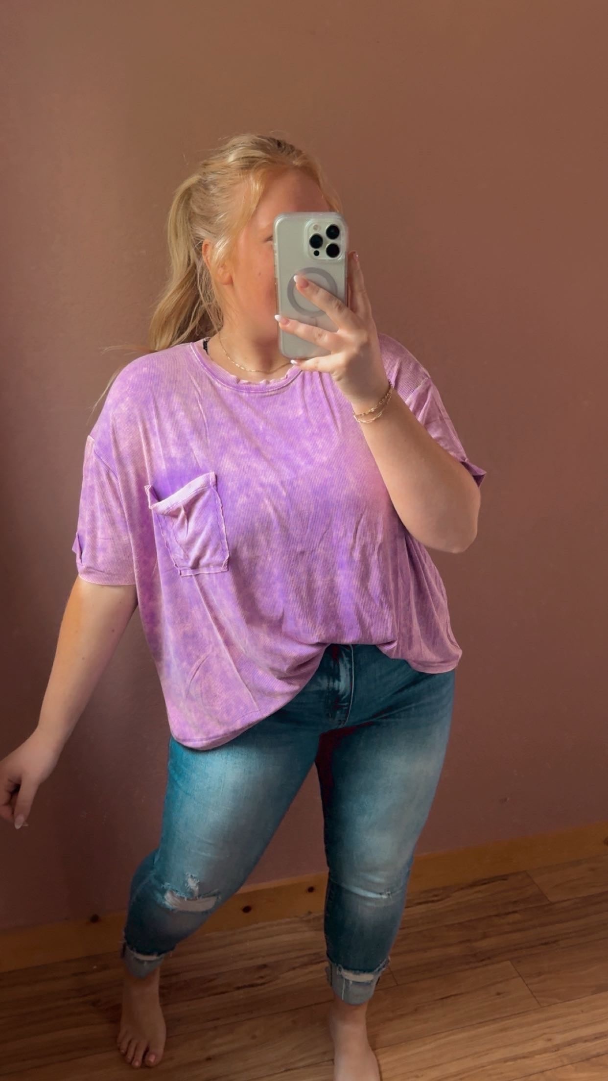 Mason Pocket Tee--Curvy Gal