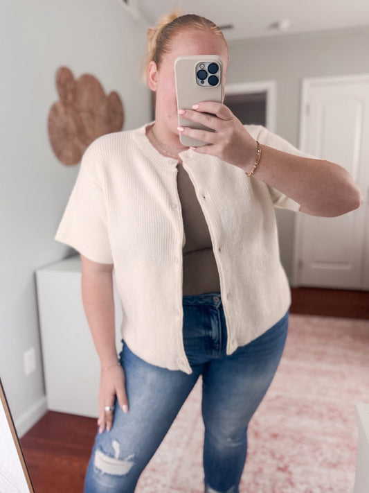 Ivory Drift Cardigan