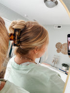 Animal Print Claw Clip