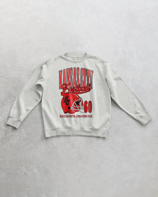 Vintage KC Cheifs Oversized Crew--Pre Order