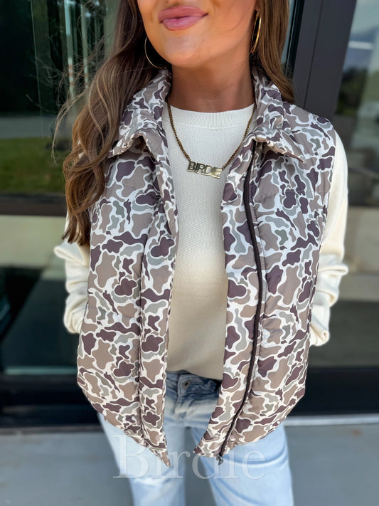 Duck Camo Vest--Pre Order Only